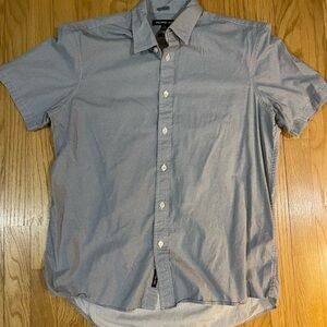 Michael Kors Light Blue Casual Button Down Shirt
